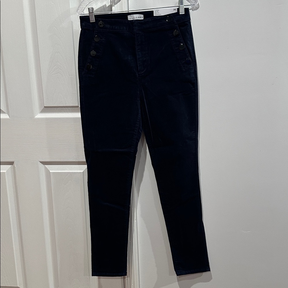 Final Sale 🔥Mariner Skinny Pants in Velvet Size 28 - Picture 1 of 10